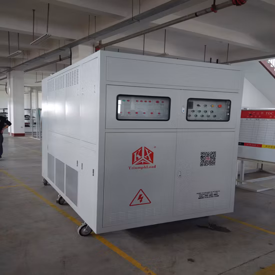 ガスタービン発電機試験1250kwダミーロードバンク